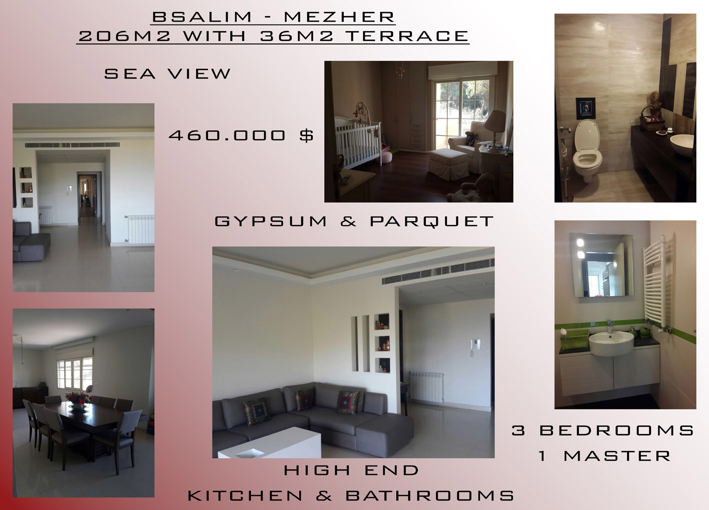 Apartment for sale, Bsalim, Metn, Lebanon